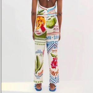 Farm Rio White Our Stamps Pants